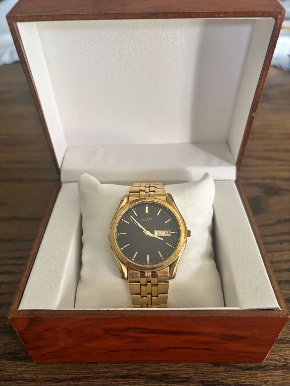 Pulsar VX33-X061 Gold-Tone Men’s Watch